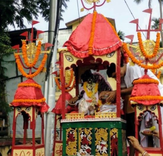 Rathayatra in Akshay Tritiya at Telinipara, Bhardreswar,&nbsp;Hooghly