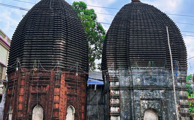 Twin Deul Temple of Supur,&nbsp;Birbhum